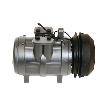 A & I Products Compressor, New, Denso Style w/ Clutch (Ear mtd., 5.75" pulley, 6E171) 7.3" x7.3" x10.9" A-RE12513
